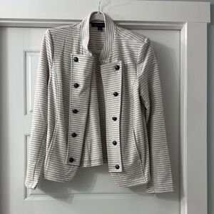 Tommy Hilfiger Striped Tan Jacket